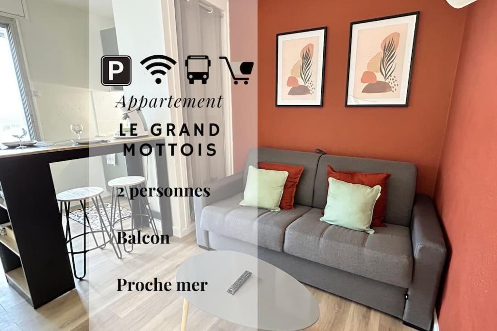 050 - Le Grand Mottois Studio, 2Pers - 100M Plage La Grande-Motte Eksteriør billede